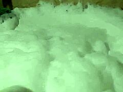 Cyno models cosplay costumes in solo bubble bath adventure