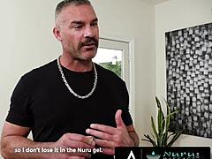 i cant resist riding oiled masseuse kelsey kane sideways with small tits during nuru massage fuck