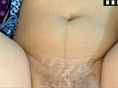 Young Colombian babe with hairy pussy sucks dick and gets fucked hard.