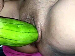 I'm pounding this big ass doggystyle, her tight shaved pussy taking my monster cock deep.