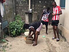 she just had to fuck those two big dicks in the hood