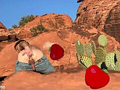 outdoor anal masturbation with assfucking