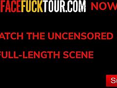 candee licious feels intense gagging on fat dick