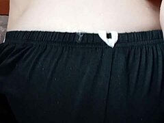 preggers milf spits on big tits.