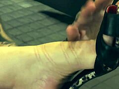 time for bondage foot worship session