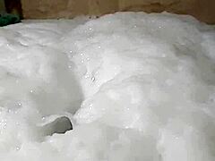 Cyno models cosplay costumes in solo bubble bath adventure