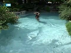 Asian housewife Avena Lee with the pool guy