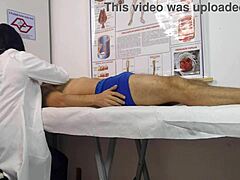 the curvy latina nurse spots the patient's monster cock rising up. she can't resist masturbating his fat shaft in a tight pussy pounding session.