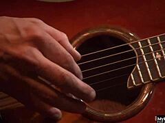 Beautiful redhead in ecstasy