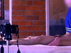 Watch the student and stepmother exchange soft caresses!