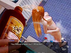 In Academy 217, players explore various game challenges. The story unfolds with intriguing erotic elements in an academy setting.