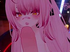 This brat teases you relentlessly in uncensored 3D hentai, building up to a hard cum after denials.