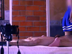 Watch the student and stepmother exchange soft caresses!