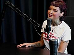 Fazia nervous before work, got tattooed in wild GROUP SEX outdoor POV - Annie Clementine on Sheer Red