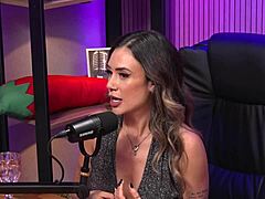 the redhead milf rules as queen domme in bdsm with bisexual slut kissing and ass shaking in shorts