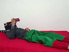 Cute tall student in lingerie submits to beautiful ass fucking with step-siblings alone at home