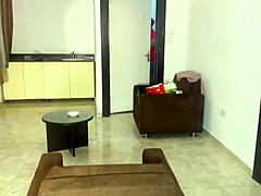 oh man, almost caught by his bro while banging on sofa