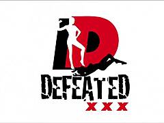 Blonde fights brunette in round 1 with ass masturbation, orgasm, and licking action!