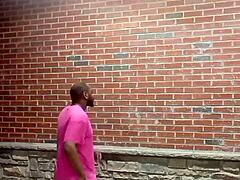 a private strip tease performed for free in warm weather