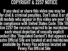 Busty beauty Penny Pax enjoys rimming and intense ass fucking