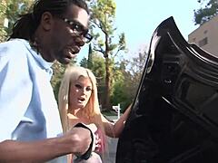 innocent white teen meets big black cock and gets taken advantage of in blowjob