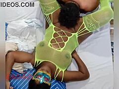 Latina woman enjoys Carnival 2025 with natural big tits.