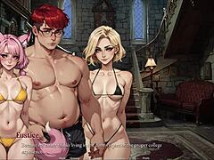 college of mysteria 15 huge boobs blowjob