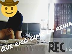 Amateur milf takes monster cock brutally in her ass.