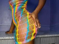 quickie in the living room with neighbor's big cock?