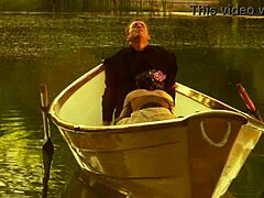 How Did Cute Brunette Ride Hard on a Boat?