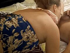 Compilation troia bianca con scopate vestite in satin e tacchi