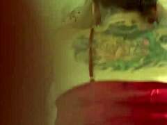 Doggystyle white slut takes anal creampie