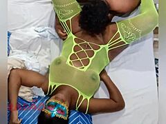 Latina woman enjoys Carnival 2025 with natural big tits.