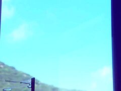 How Did Cute Brunette Ride Hard on a Boat?