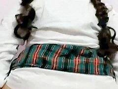 Que Bunda Rica Essa Aluna Tem Depois da Aula, Molhando a Calcinha de Orgasmos Gravados