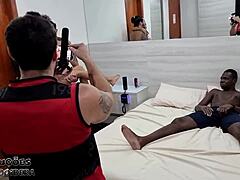 Cute Skinny Novinha Karolzinha Takes Double Rough Fucking with Monster Cocks