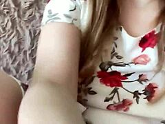 I finger my cute pussy until I squirt juices everywhere in this homemade orgasm session