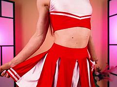 Hot cosplay try on ll sexy bunny cheerleader kill bill lara croft - hannahjames710