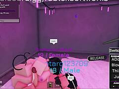Fucking hot Roblox girl with big tits and ass gets cumshot