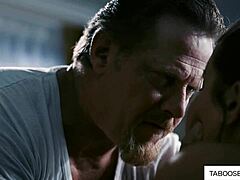 Old Man Attempts Intense Hardcore Fuck With Religious Brunette Teen 18+ In Doggystyle Featuring Big Tits