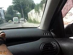 Latina Wife Shows Pussy Publicly