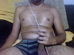 How Wild Does This Huge Brazilian Cock Get in a Bedroom Solo Masturbation with Heavy Dirty Talk Instructions?