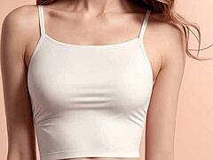 귀여운 모델이 란제리 카탈로그에서 섹시한 발 보여줘.