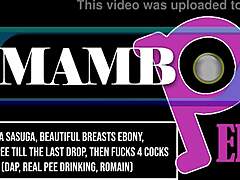 ana sasuga drinks pee then fucks 4 cocks