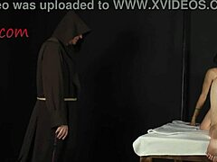 AMAZING BRUNETTE BABE GETS PUNISHED ON HER SMOOTH ASS IN THE GARAGE