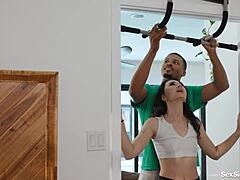 Petite Teen Handles BBC With Deepthroat Oral And Muff Diving Sex On Big Black Cock