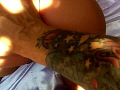 Caught stepdaughter masturbating outdoors!