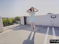 public solo anal flashing upskirt outdoors! 😏