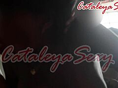 big tits model sucks three cocks in photoshoot