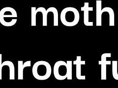 Cute moth girl gets roughly throat fucked in Roblox!